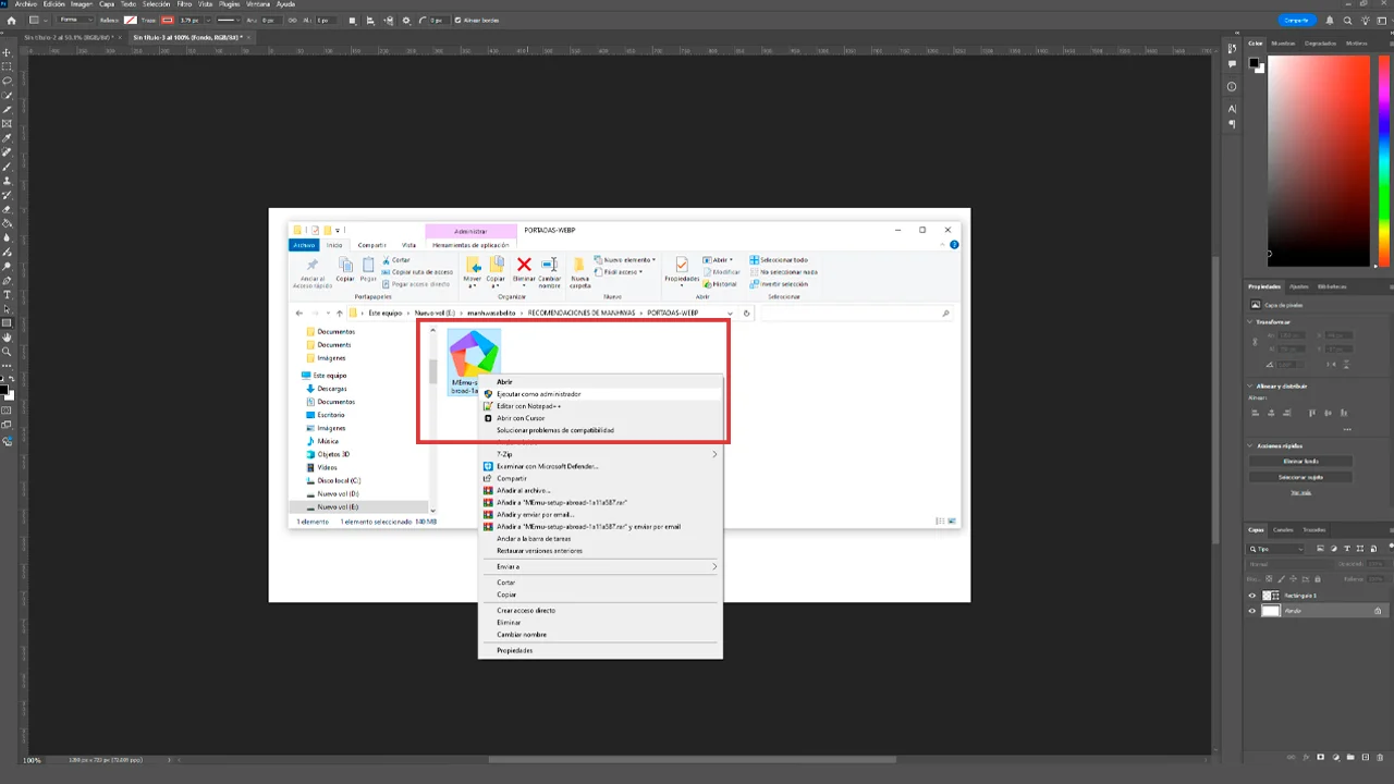 Paso 2 - Ejecutar como Administrador