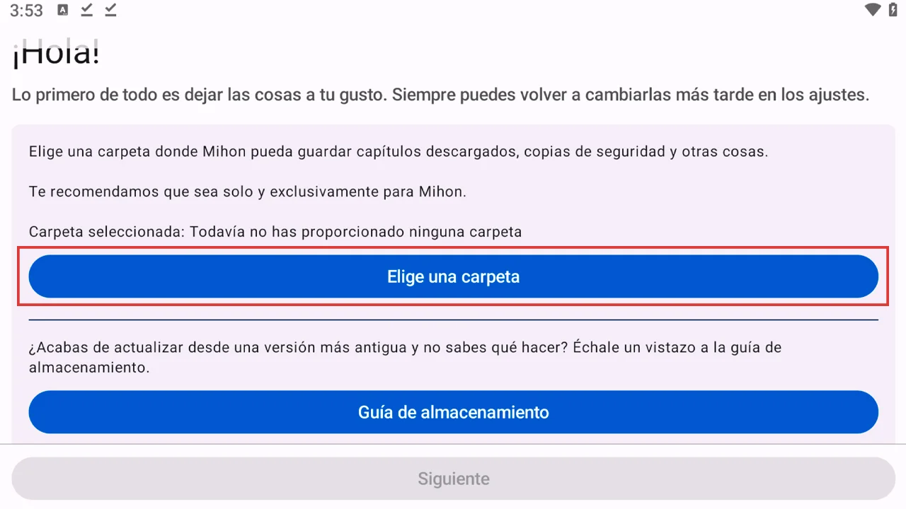 Paso 9 - Elegir Carpeta